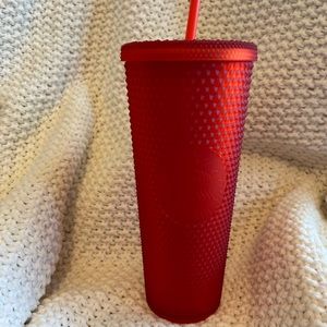NEW 2020 Starbucks Matte Red Studded Tumbler.